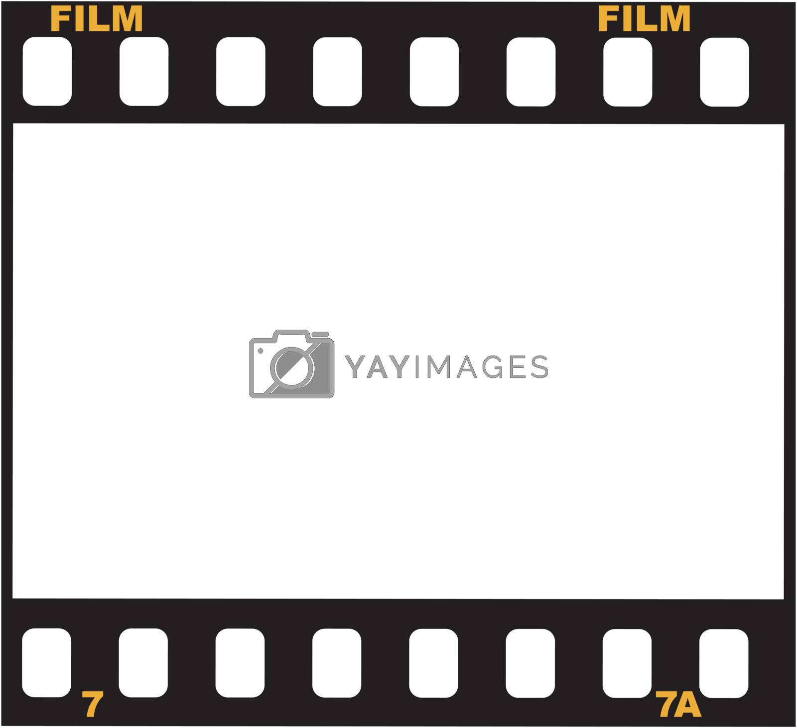 Royalty free image of Illustration of frame of film by Perysty