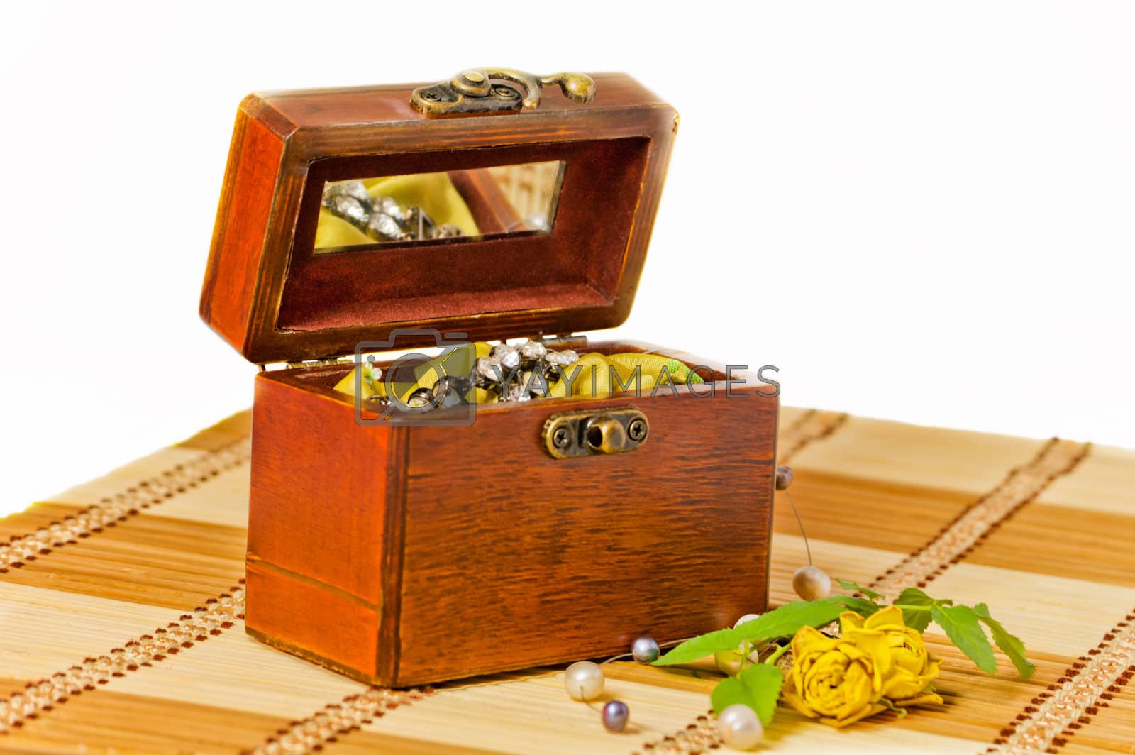 Royalty free image of Chest with treasure by george_vin