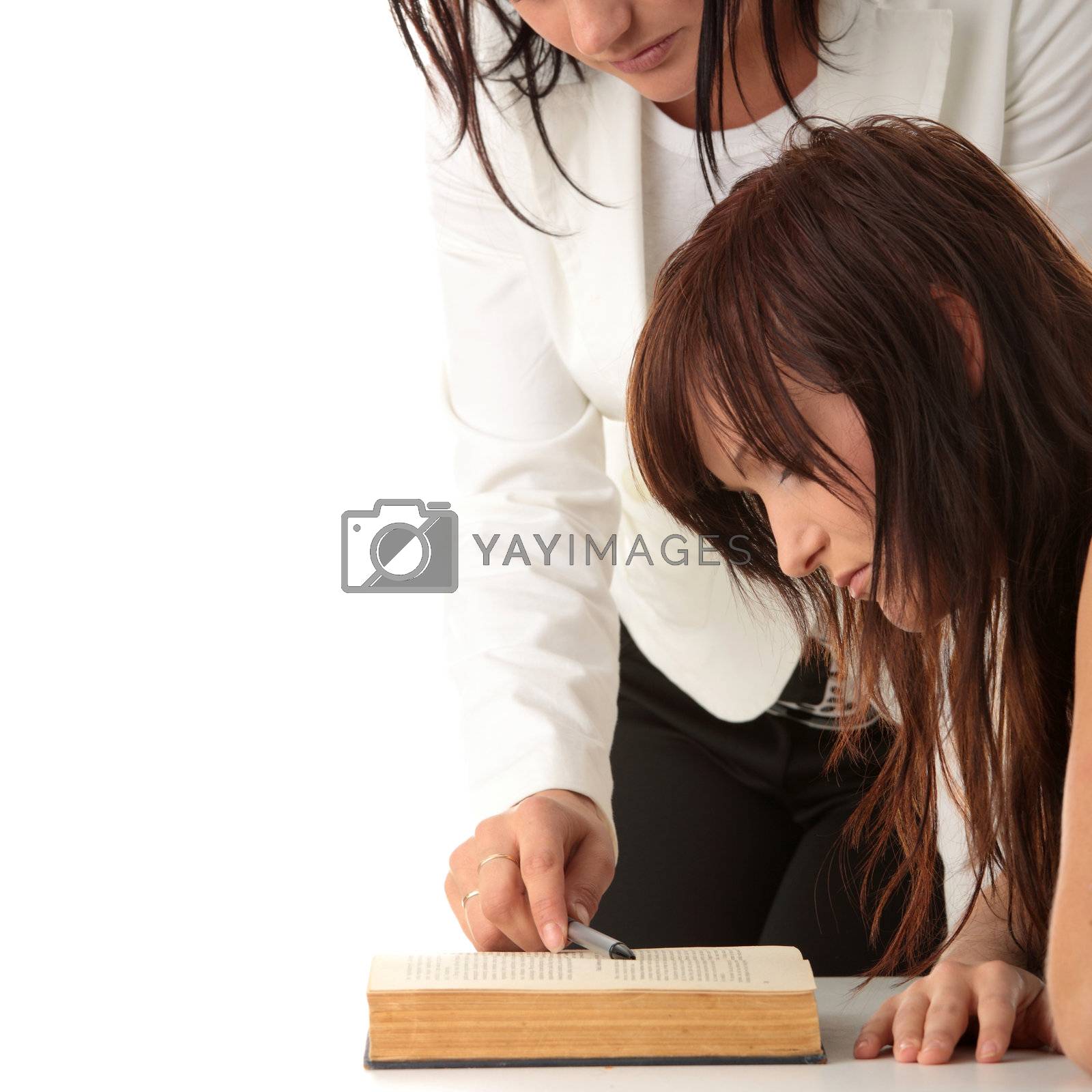 Royalty free image of Teacher and student by BDS