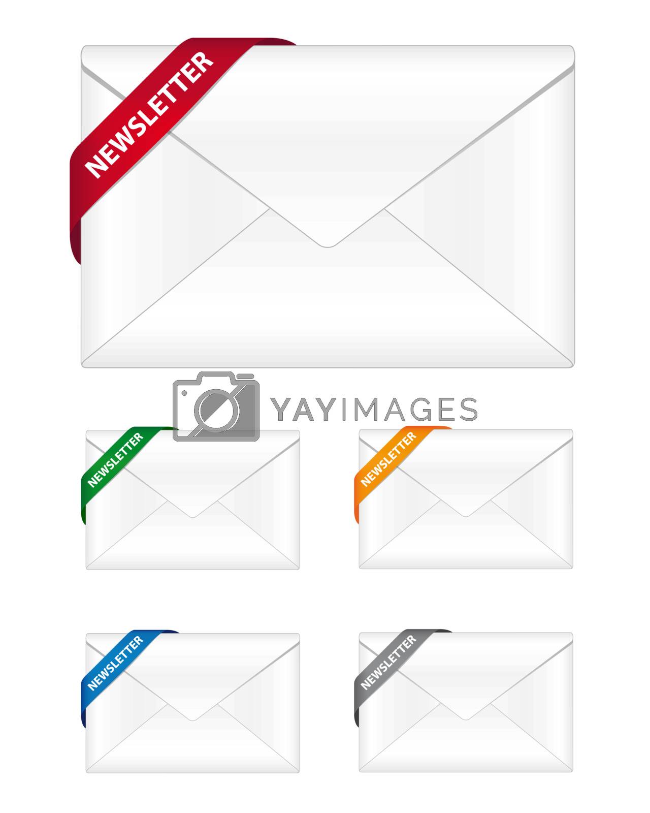 Royalty free image of Newsletter icons by simo988