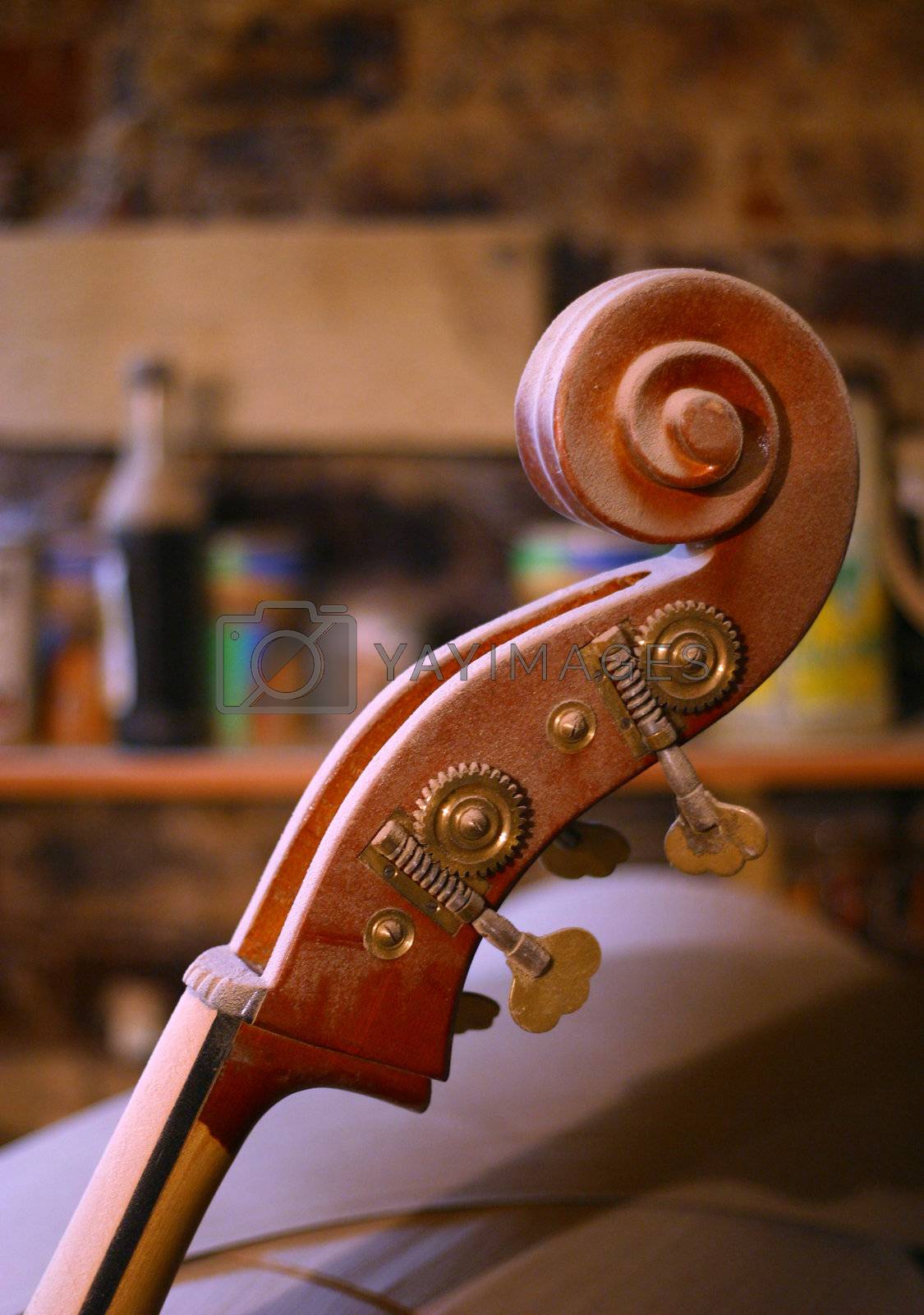 Royalty free image of The future violin by friday