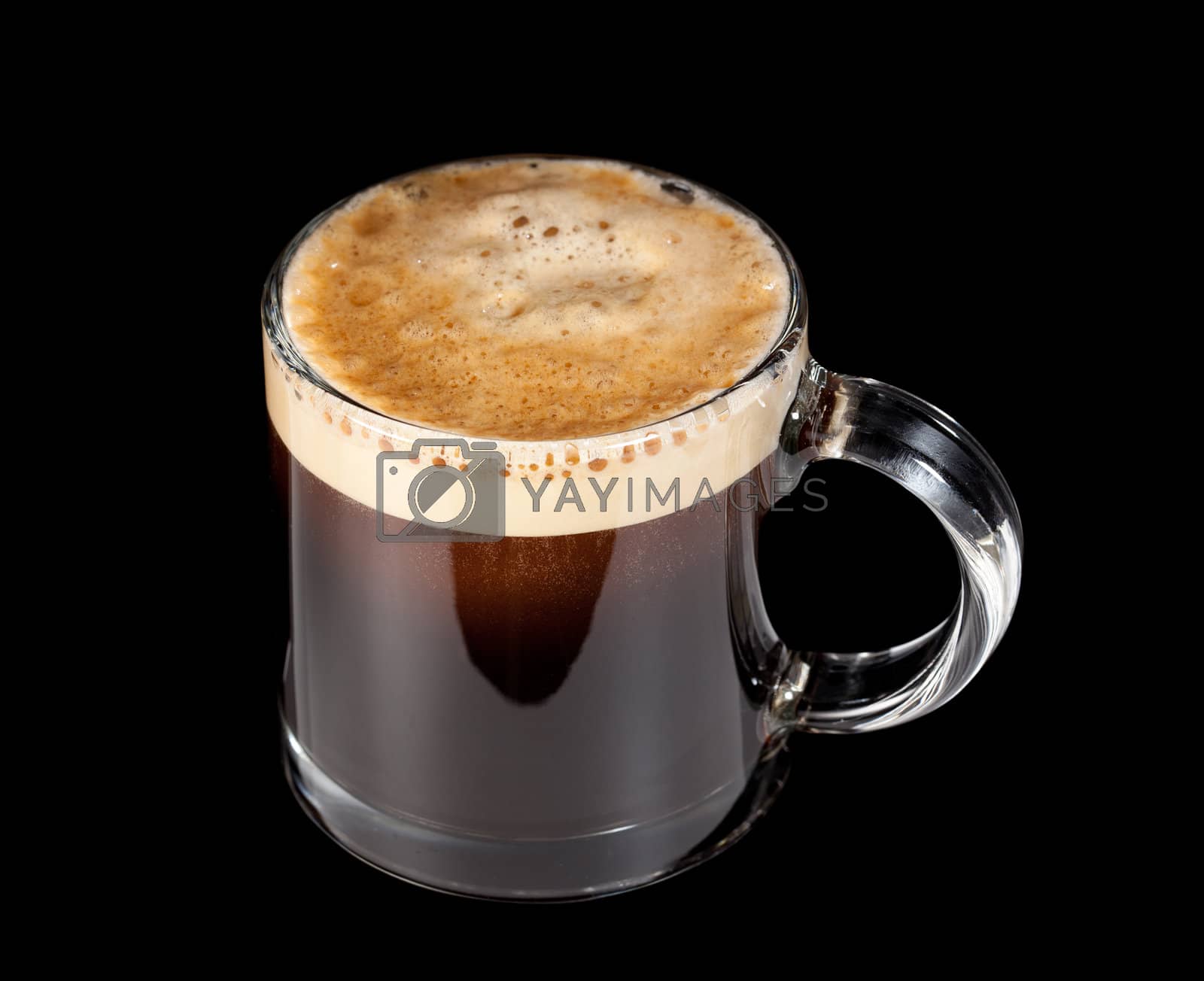 Royalty free image of Expresso Coffee in glass cup by steheap