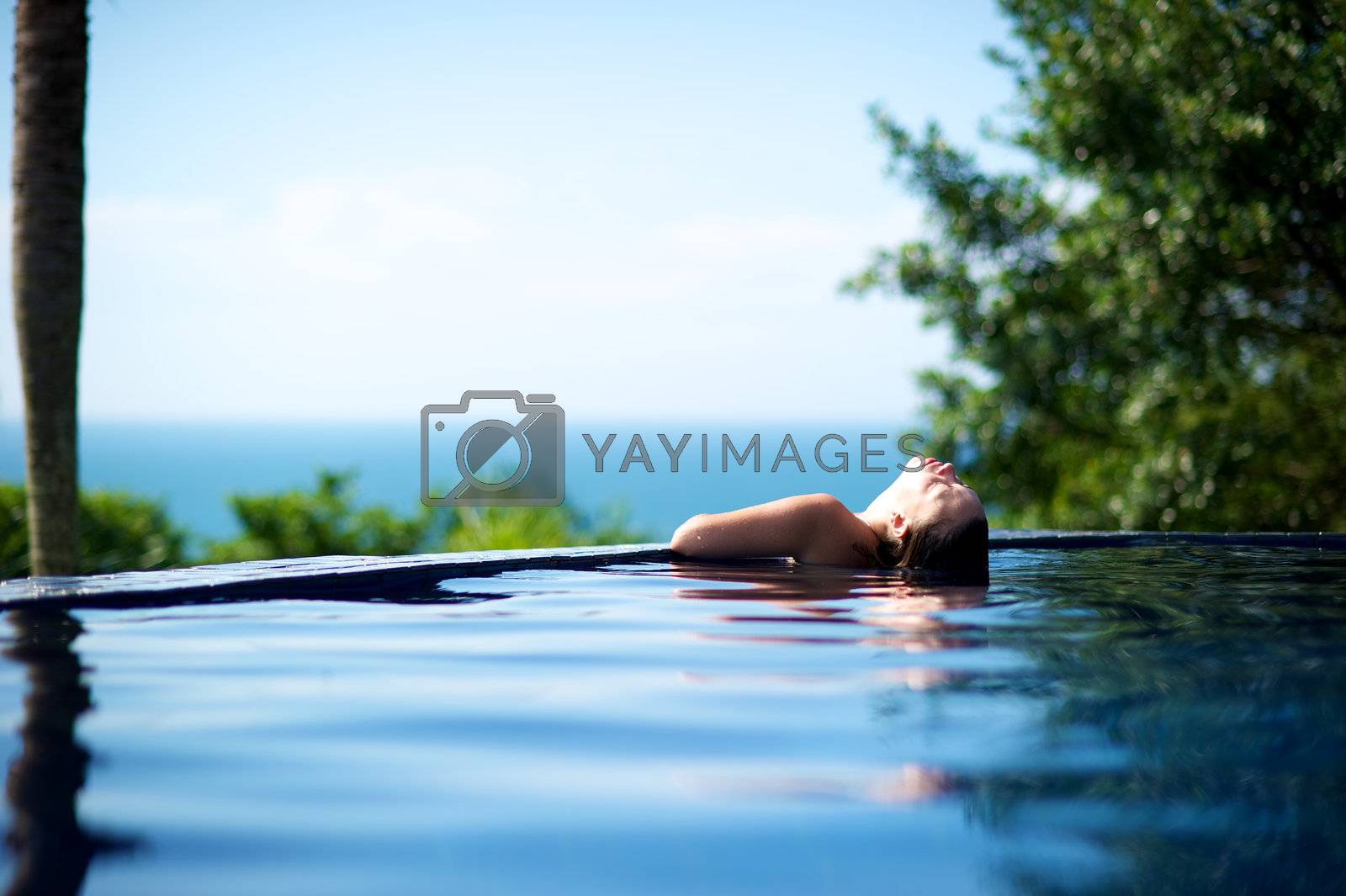 Royalty free image of Paradise swimming pool by swimnews