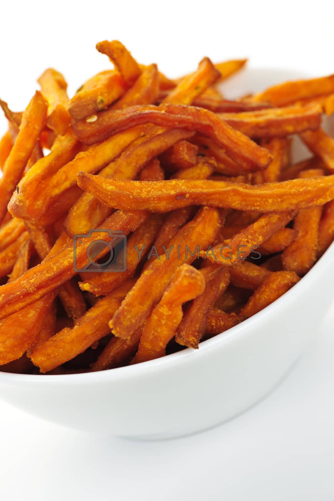 Royalty free image of Sweet potato fries by elenathewise