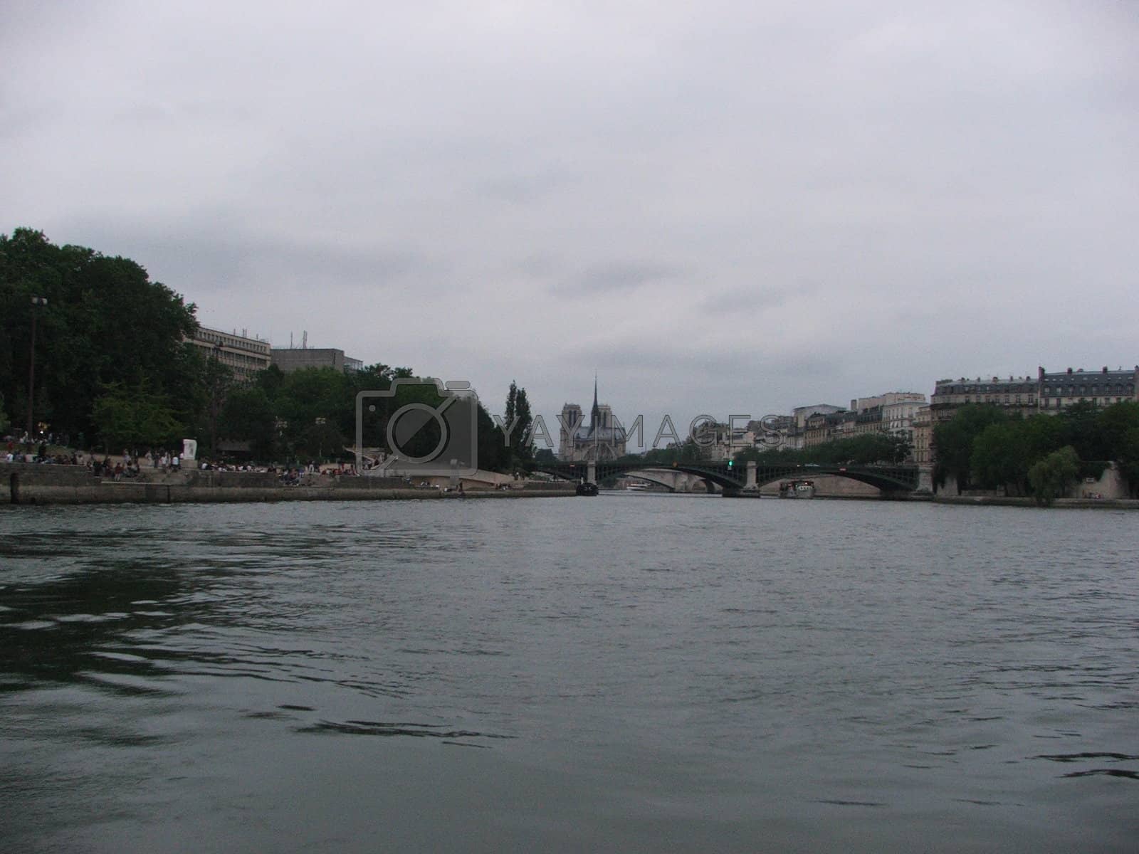 Royalty free image of Seine river in Paris by elgor