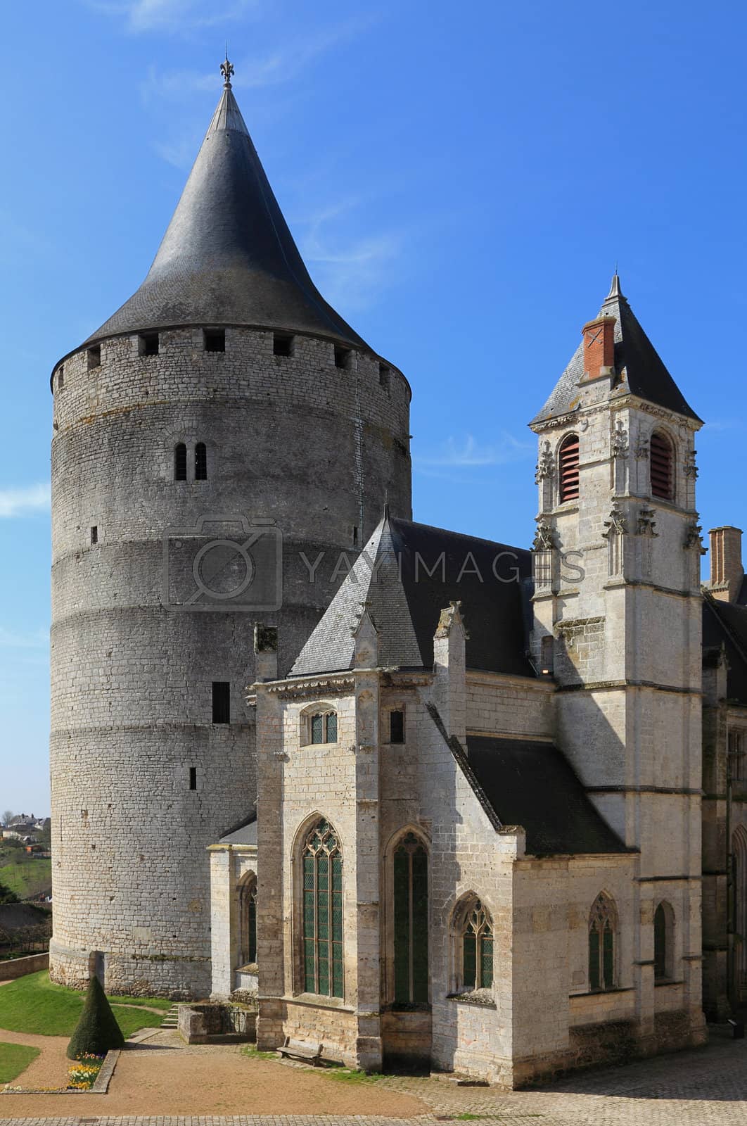Royalty free image of Chateaudun castle by RazvanPhotography