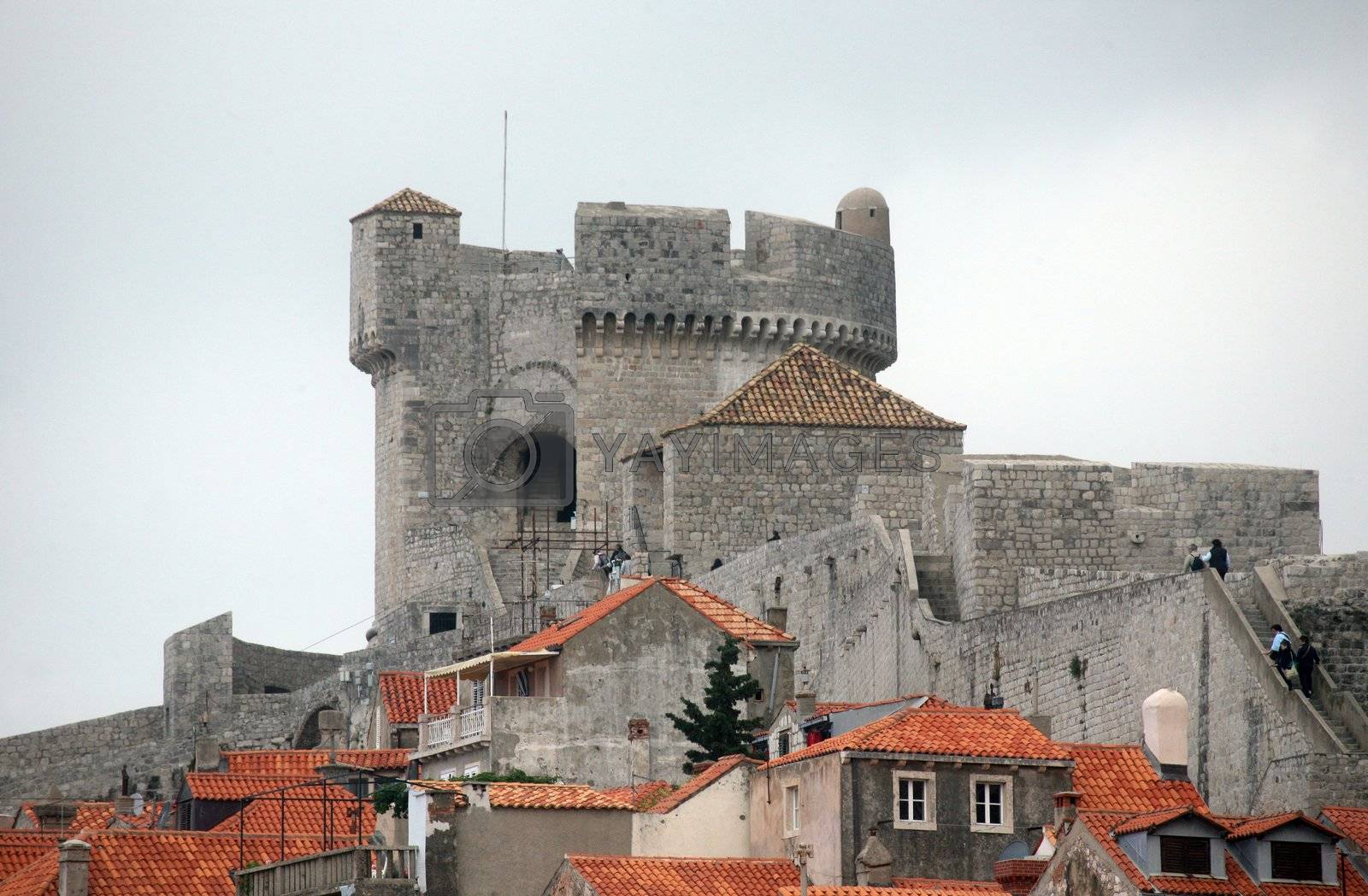 Royalty free image of Minceta fort, Dubrovnik by atlas