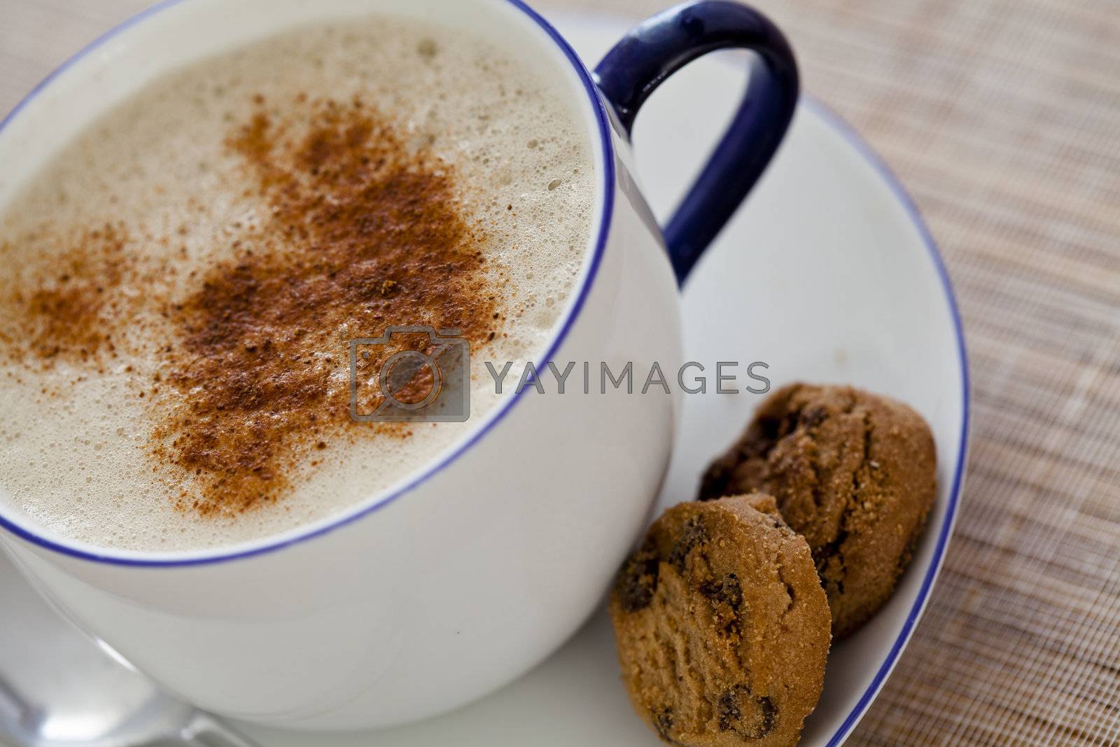 Royalty free image of Cappuccino and Sweets by mpessaris