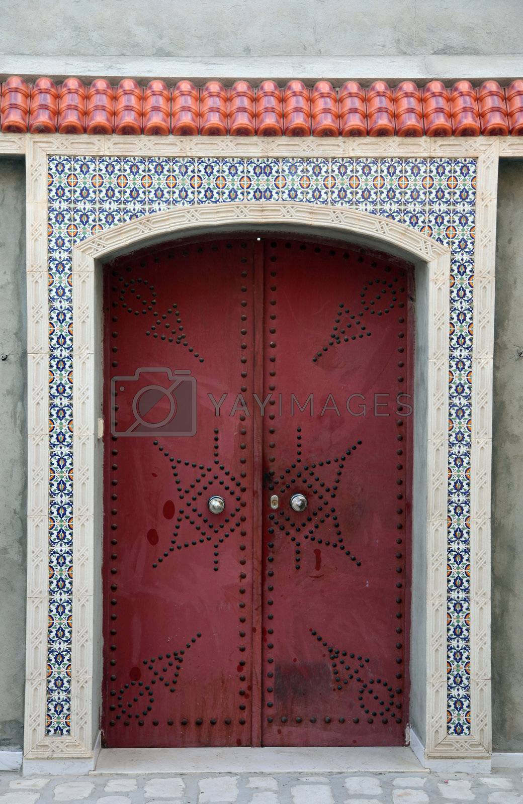 Royalty free image of Traditional door from Sousse, Tunisia by atlas