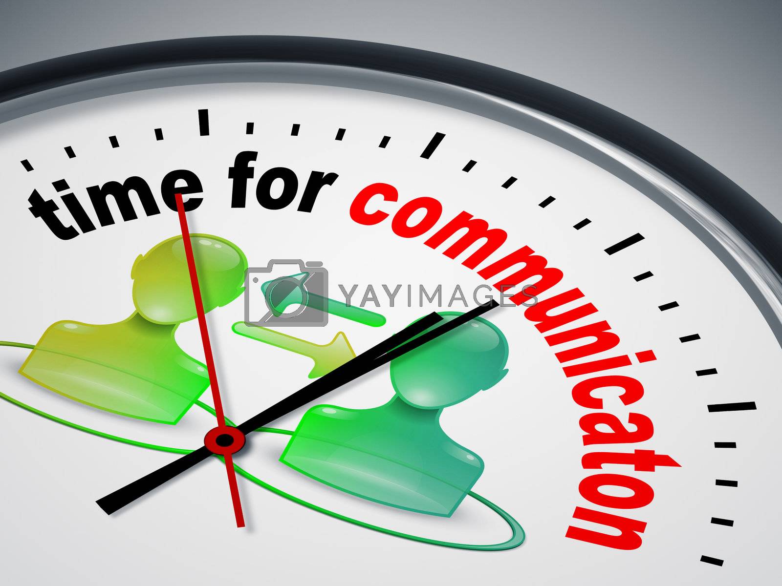 Royalty free image of time for communication by magann