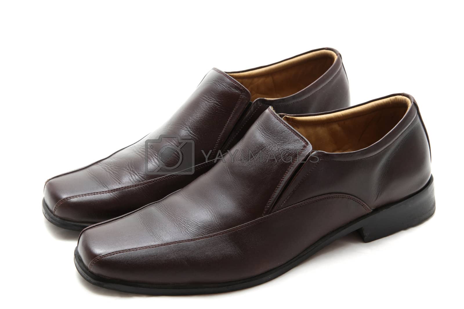 Royalty free image of brown leather shoes by vichie81