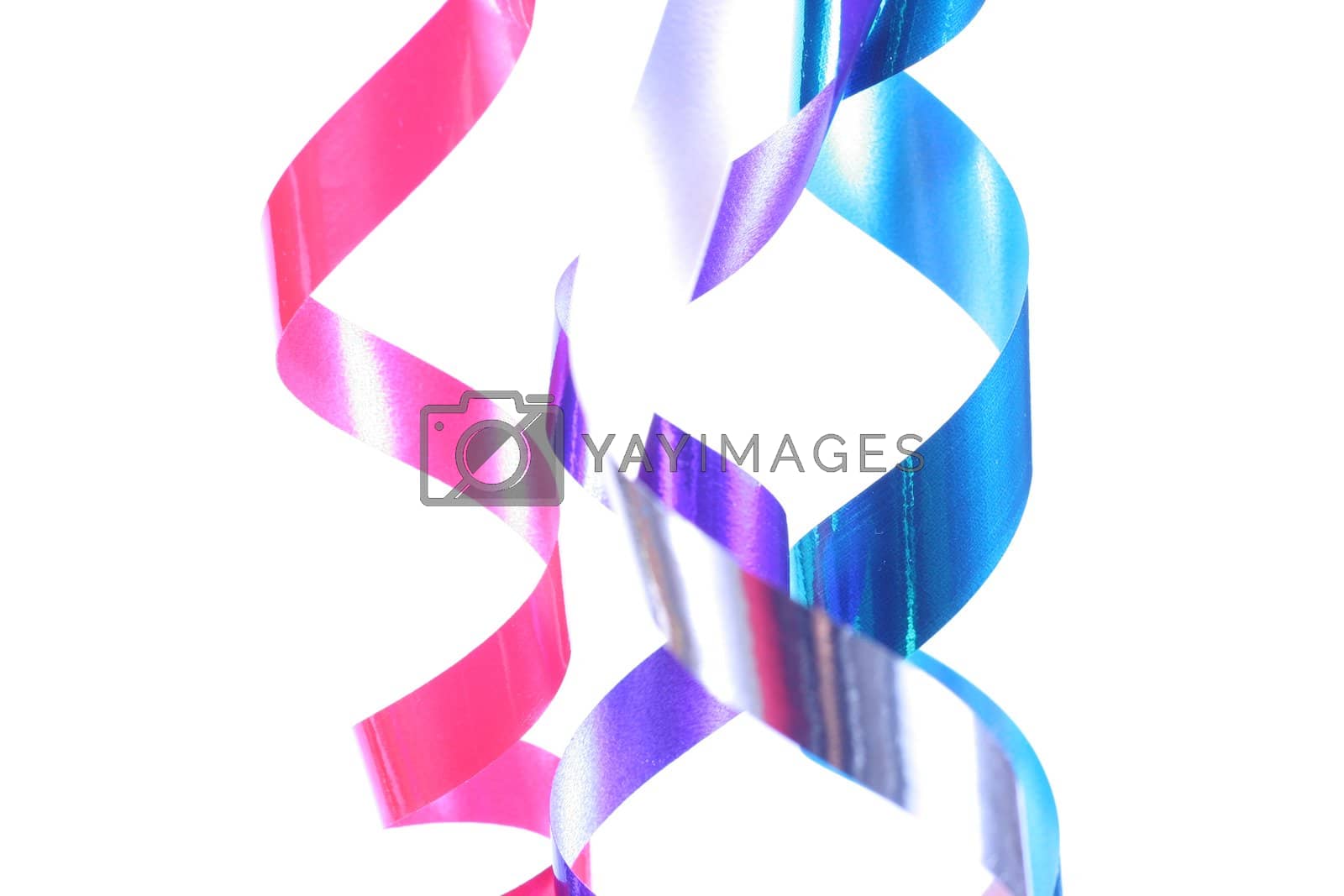 Royalty free image of Shiny colorful satin ribbons by jarenwicklund