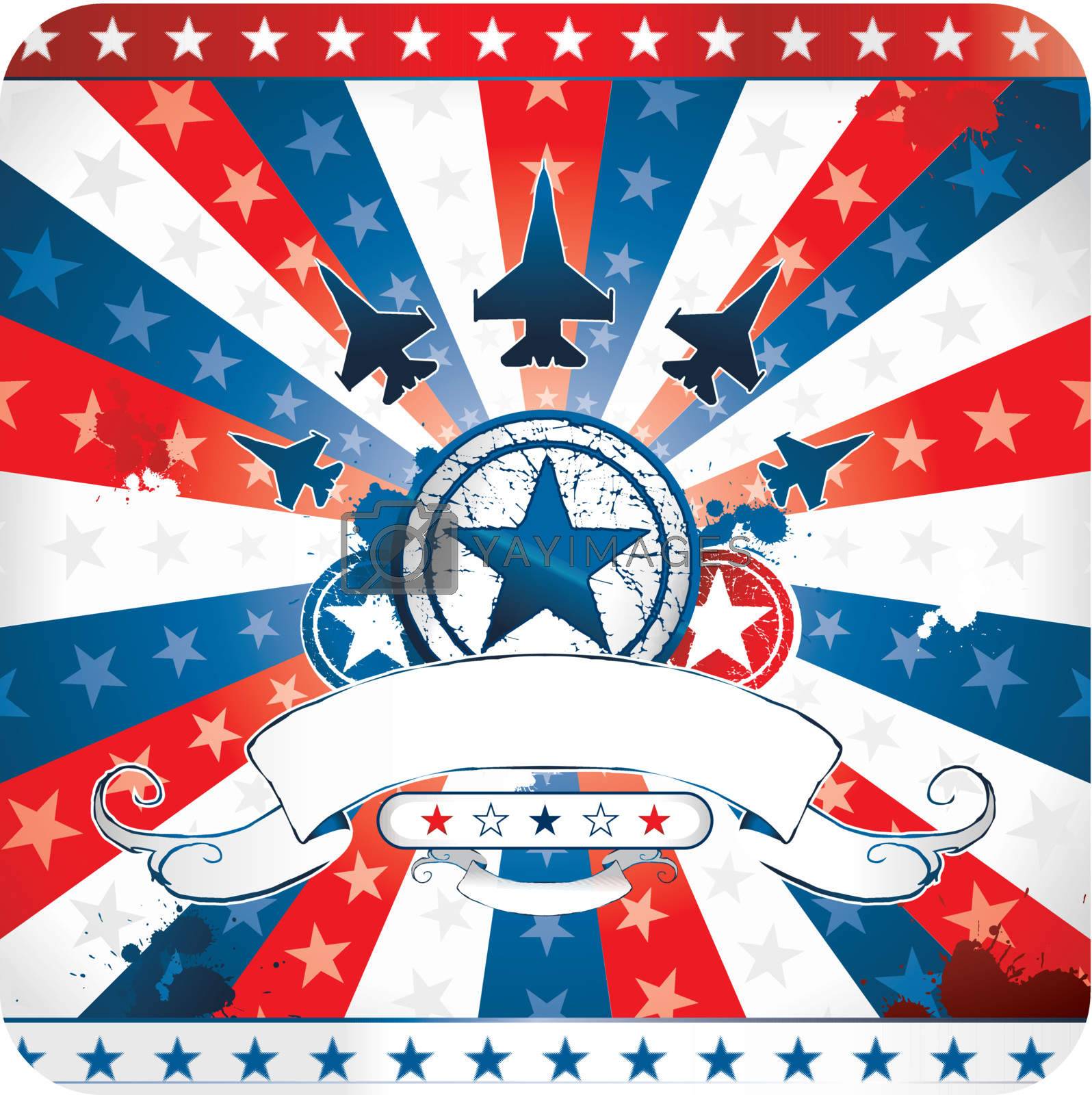 Royalty free image of Elements and icons related to American patriotism by hugolacasse