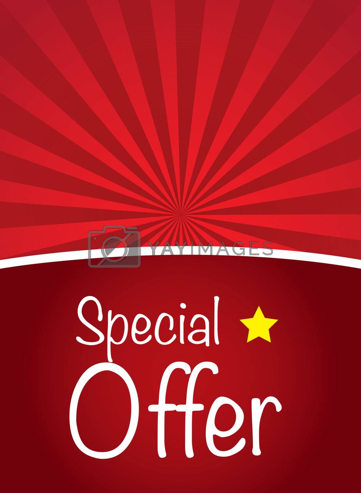 Royalty free image of Special offer by yupiramos