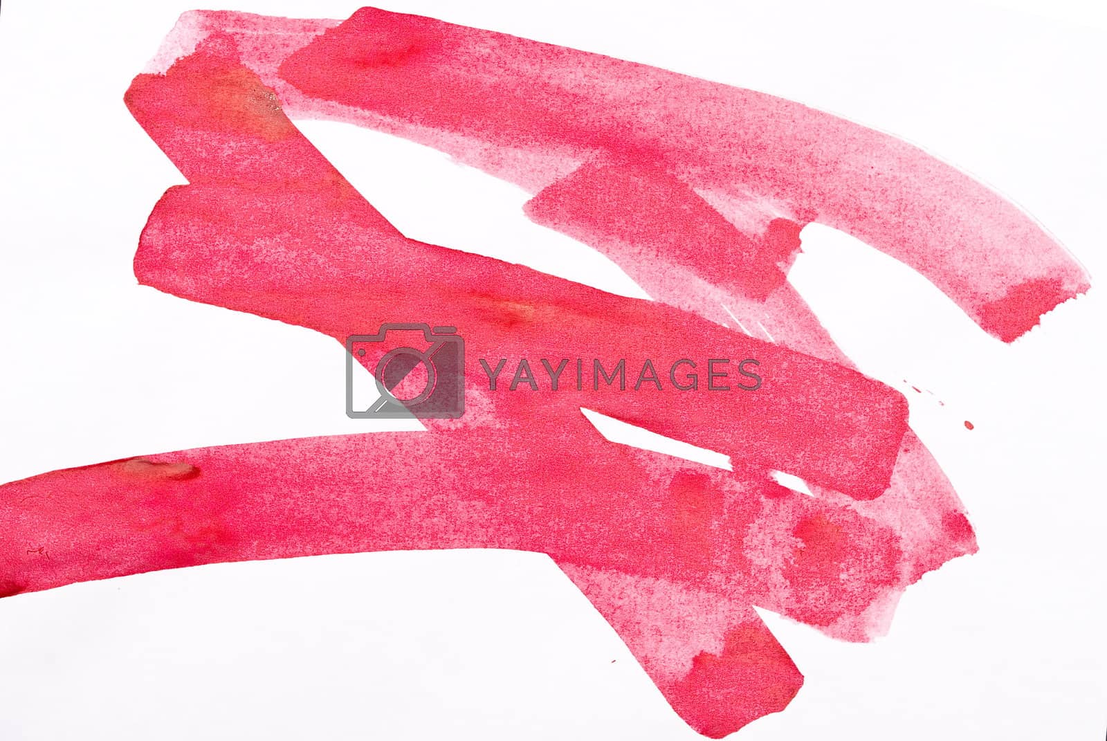 Royalty free image of Red watercolor by SeDmi