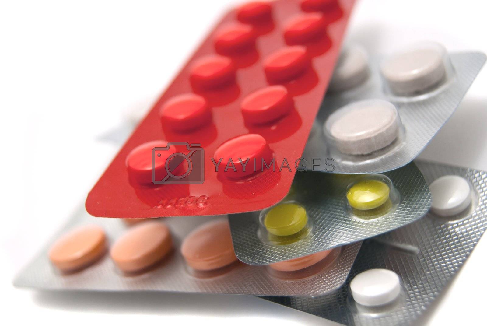 Royalty free image of Stack of tablets by MskPhotoLife