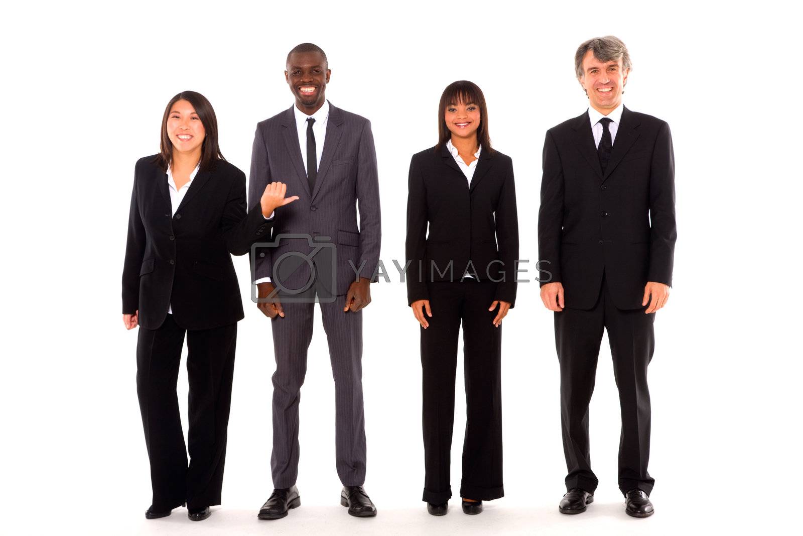 Royalty free image of multi-ethnic team by ambro
