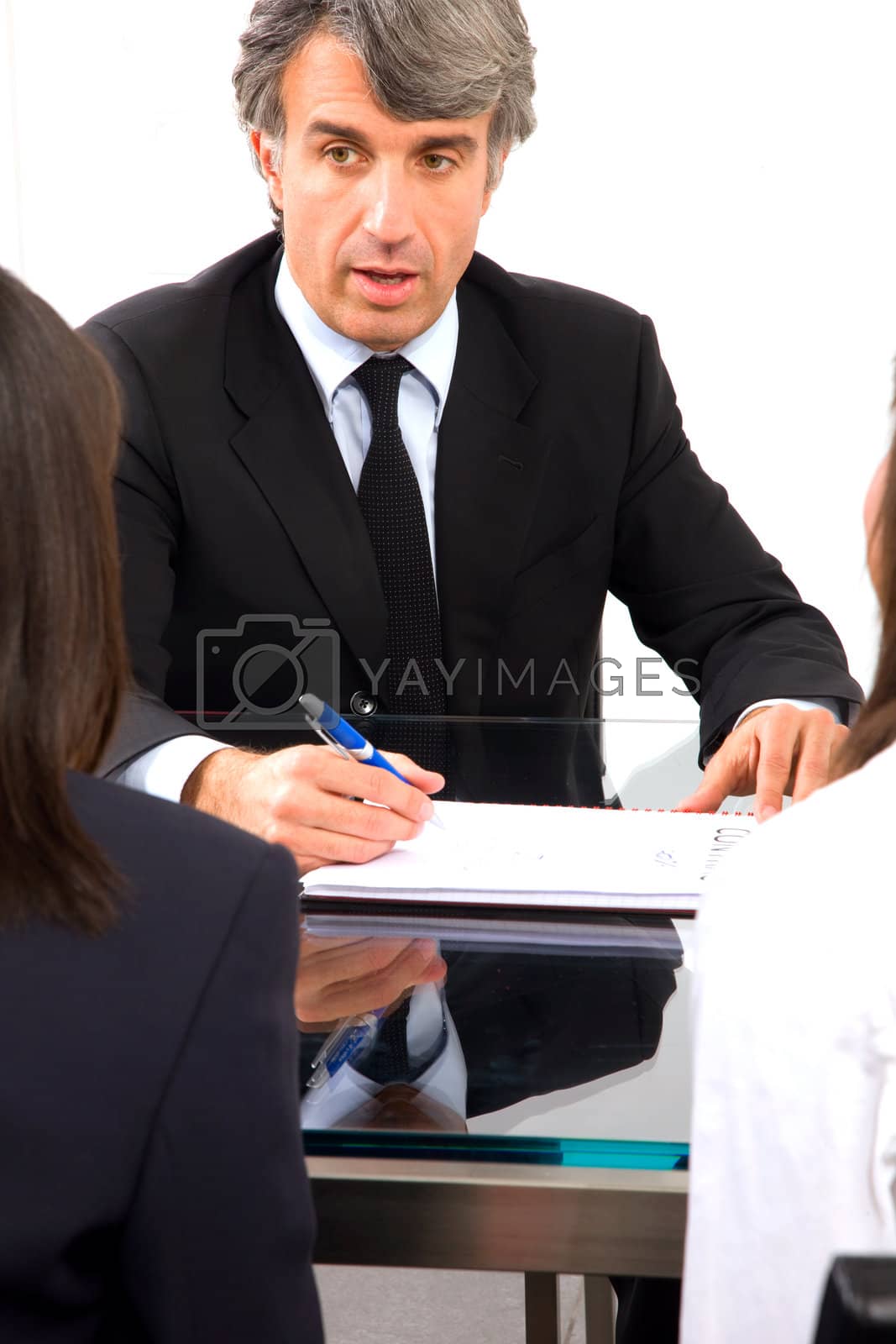Royalty free image of working meeting by ambro