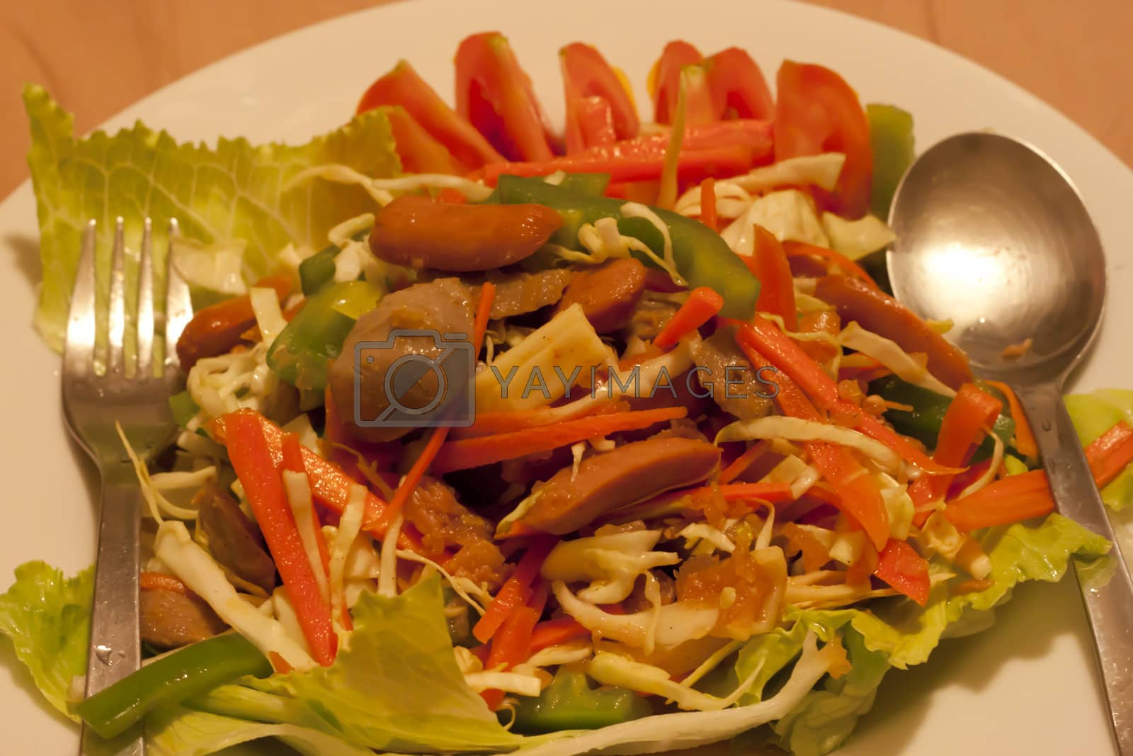 Royalty free image of Thai dressed spicy salad by teerawat_camt