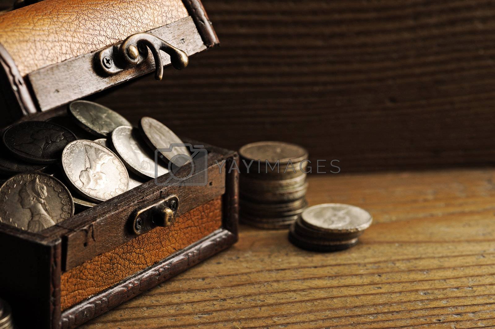 Royalty free image of Treasure chest  by stokkete