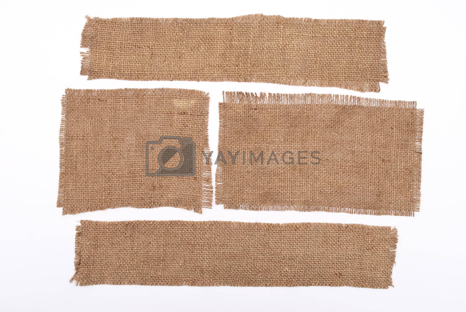 Royalty free image of Sackcloth materials  by SeDmi