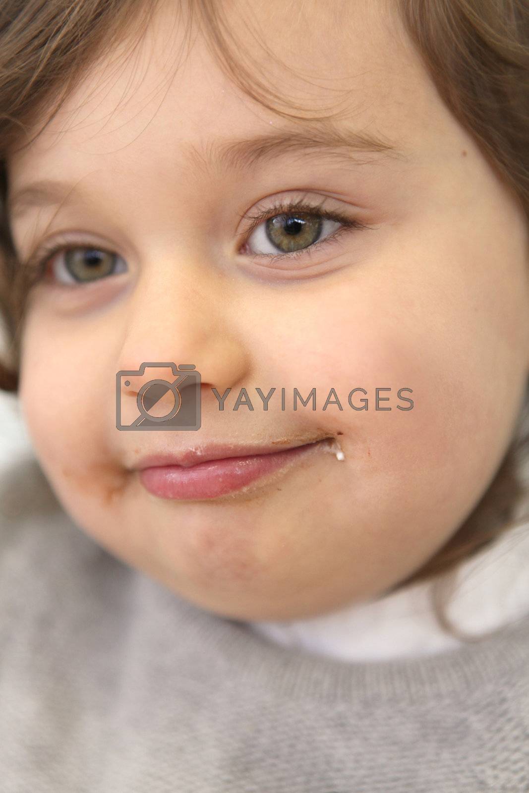 Royalty free image of Close-up shot of little girl by phovoir