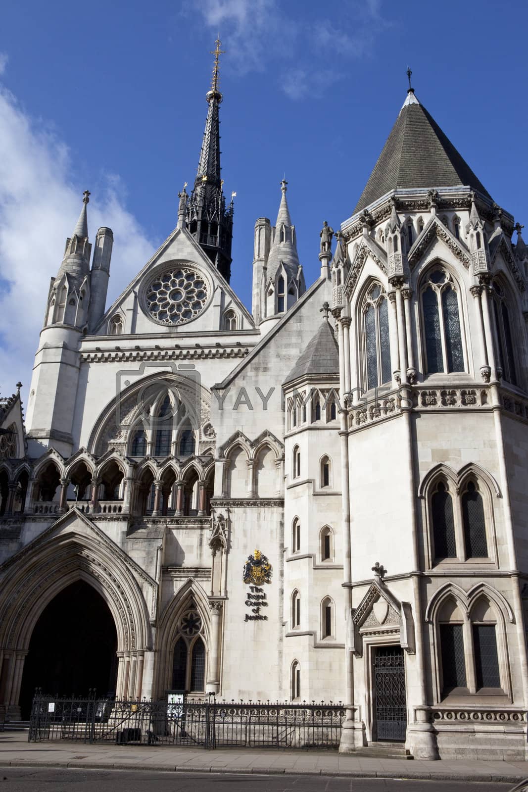 Royalty free image of The Royal Courts of Justice in London by chrisdorney