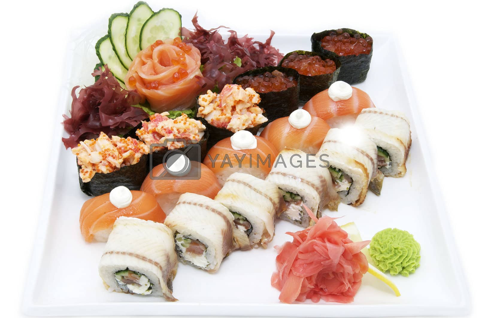 Royalty free image of Japanese sushi by Lester120