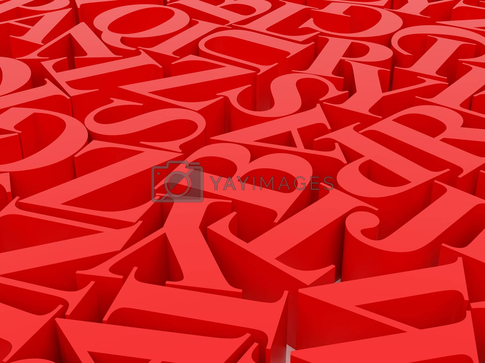Royalty free image of Background of alphabets by rook