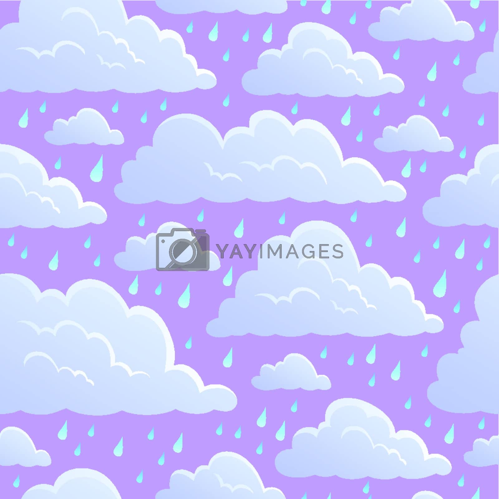 Royalty free image of Seamless background with clouds 5 by clairev