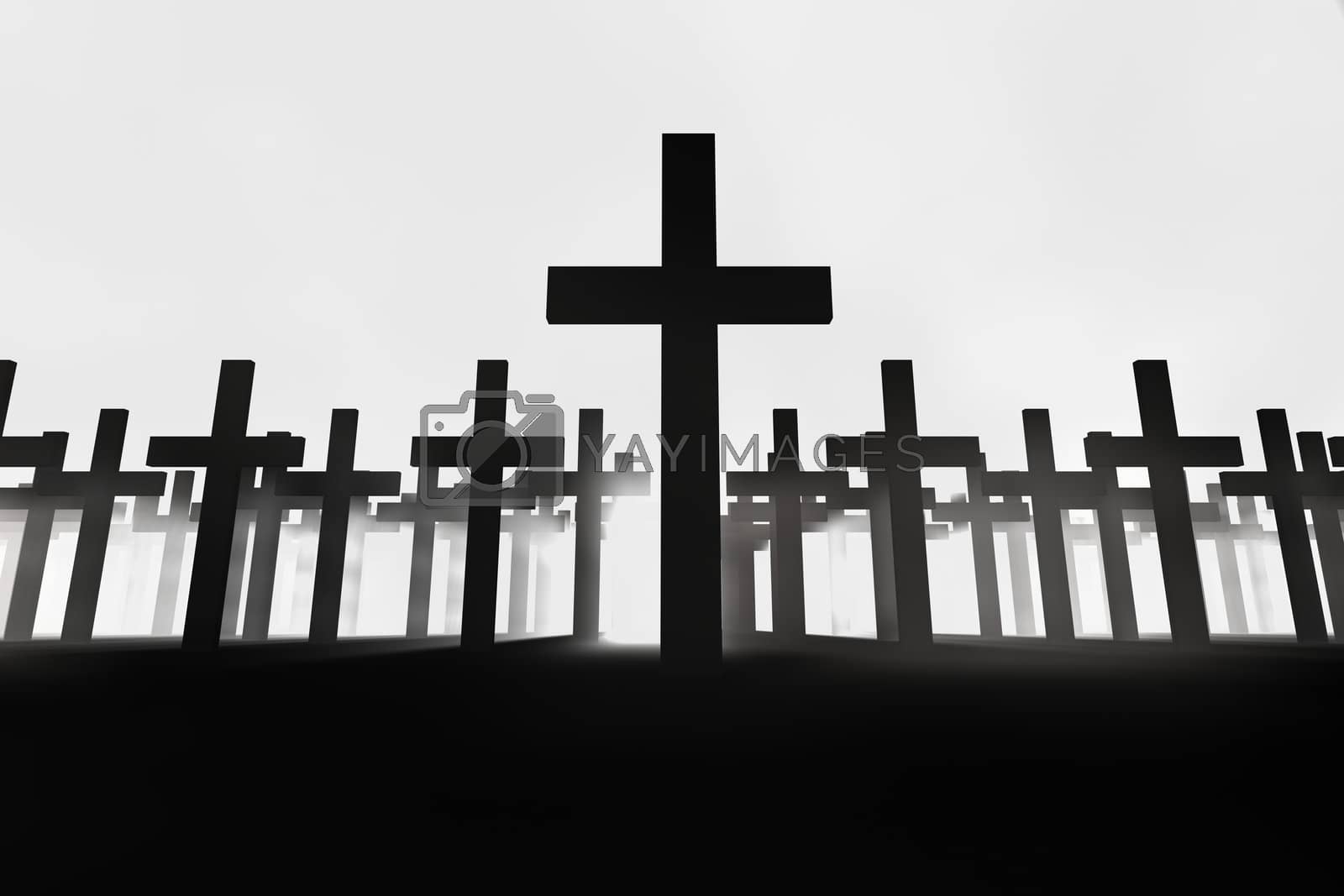 Royalty free image of cross by Yellowj