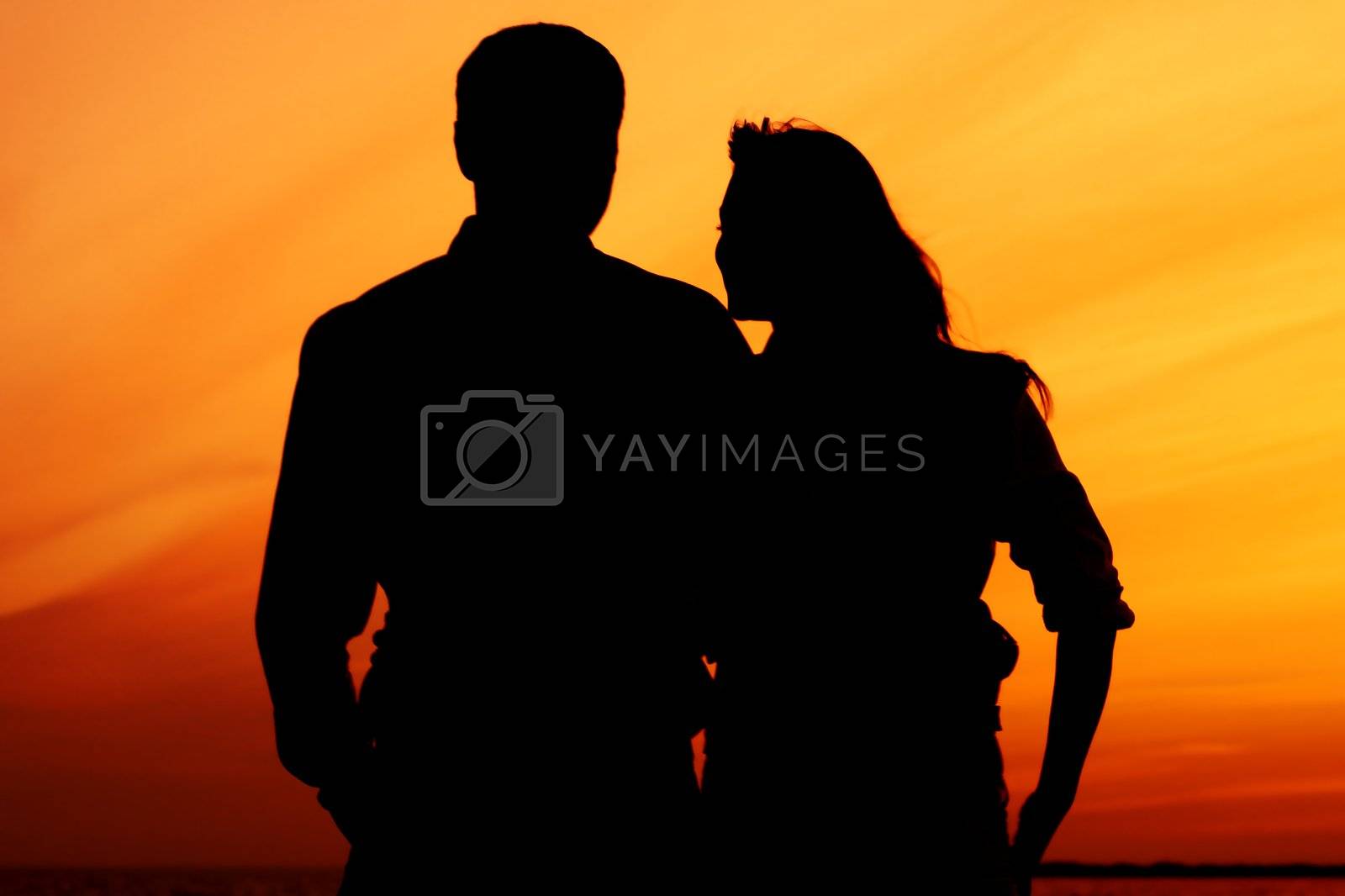 Royalty free image of sunset love by Yellowj