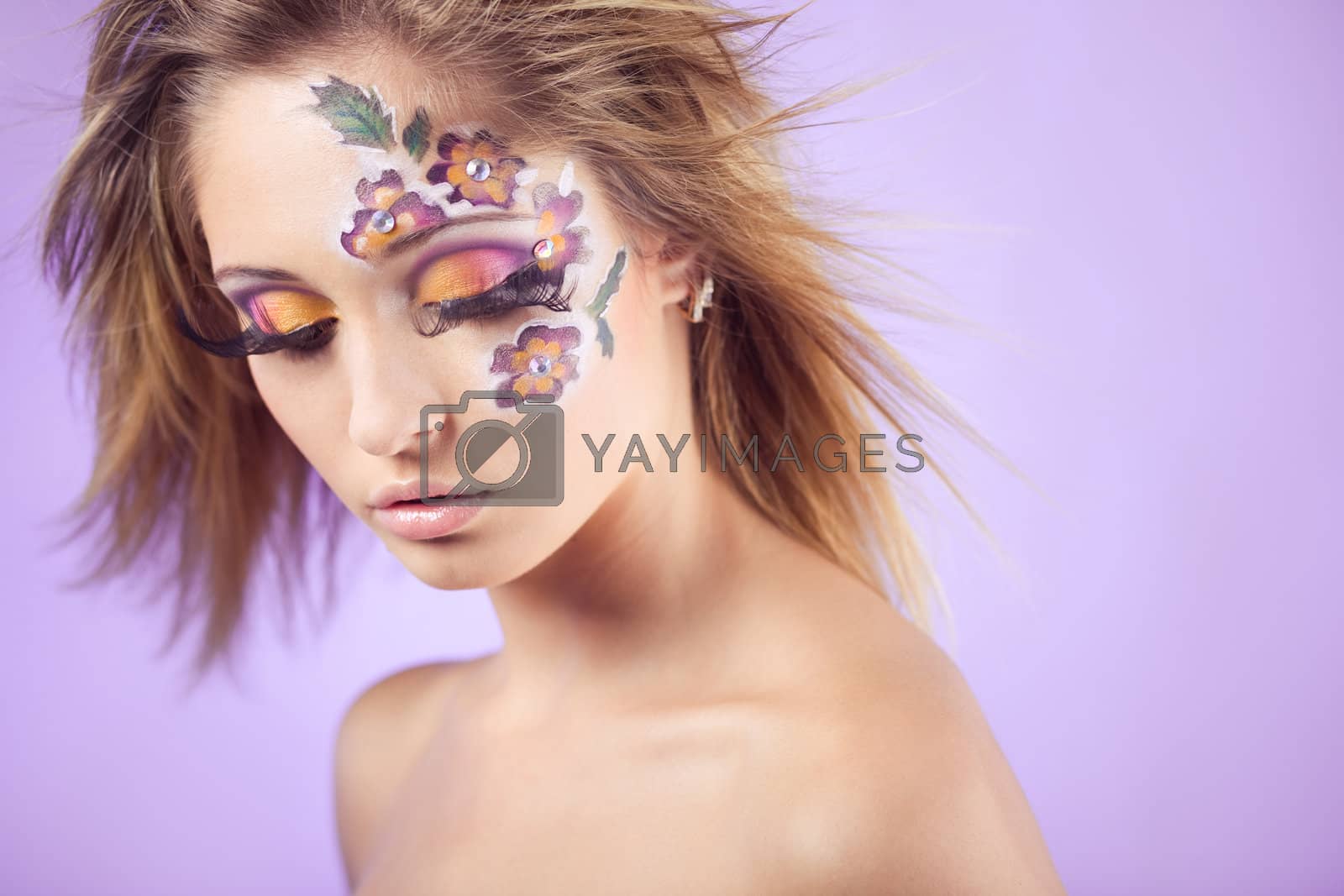 Royalty free image of Face art by alenkasm