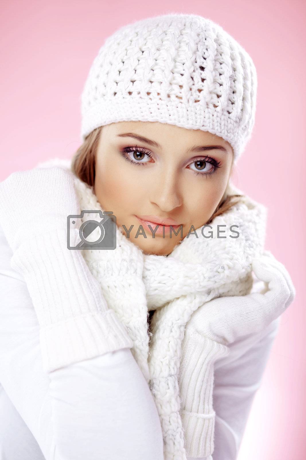 Royalty free image of Fashion winter woman by alenkasm
