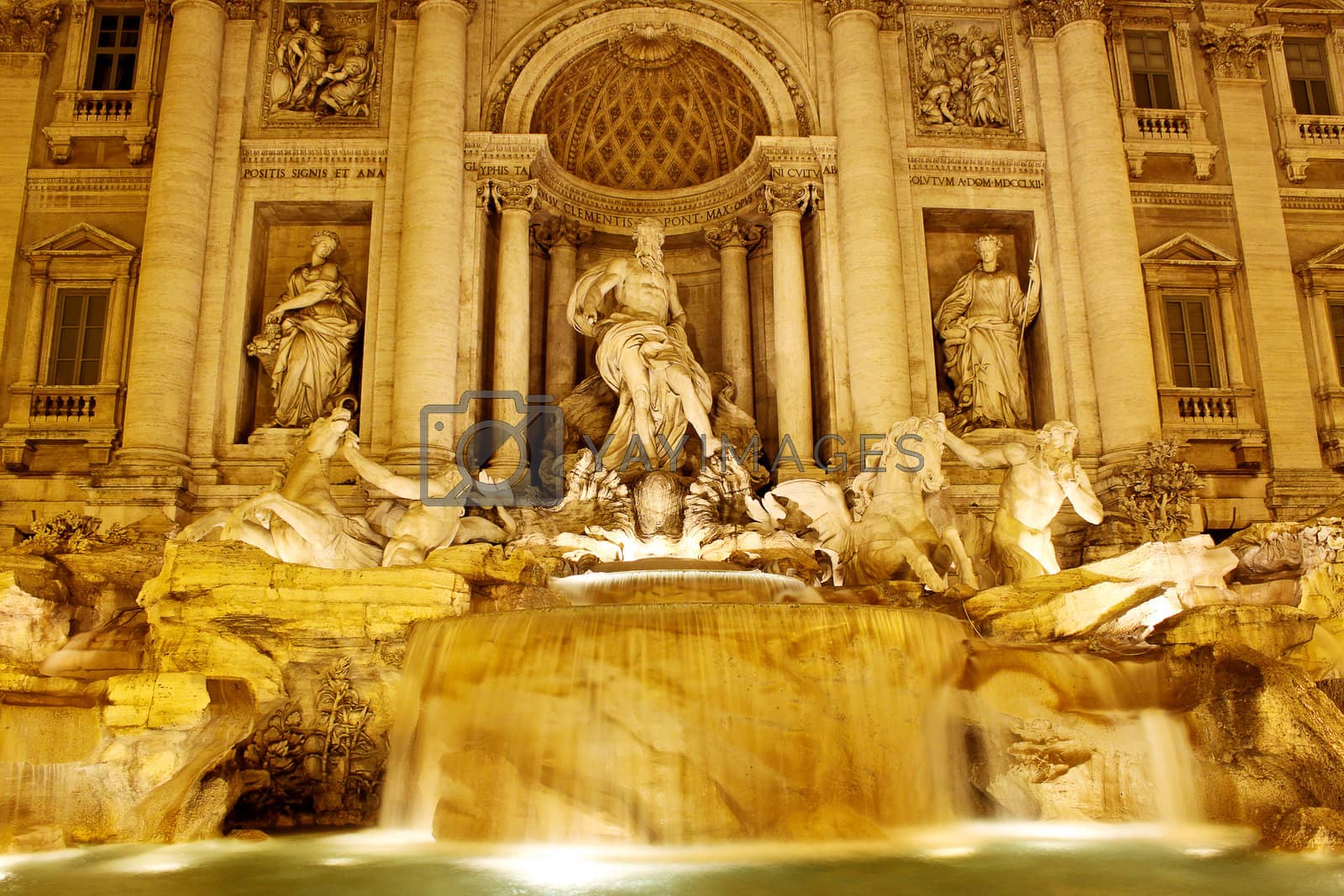 Royalty free image of Trevi Fountain - famous landmark in Rome by bloodua