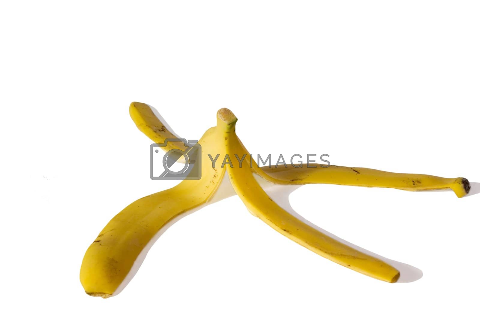 Royalty free image of Banana peel by Pakhnyushchyy