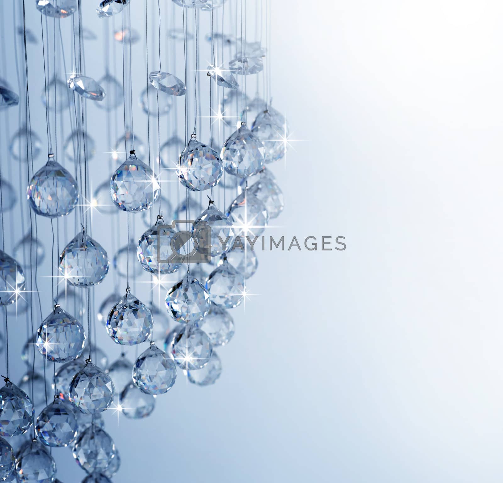 Royalty free image of Crystal Of Modern Chandelier  by SubbotinaA