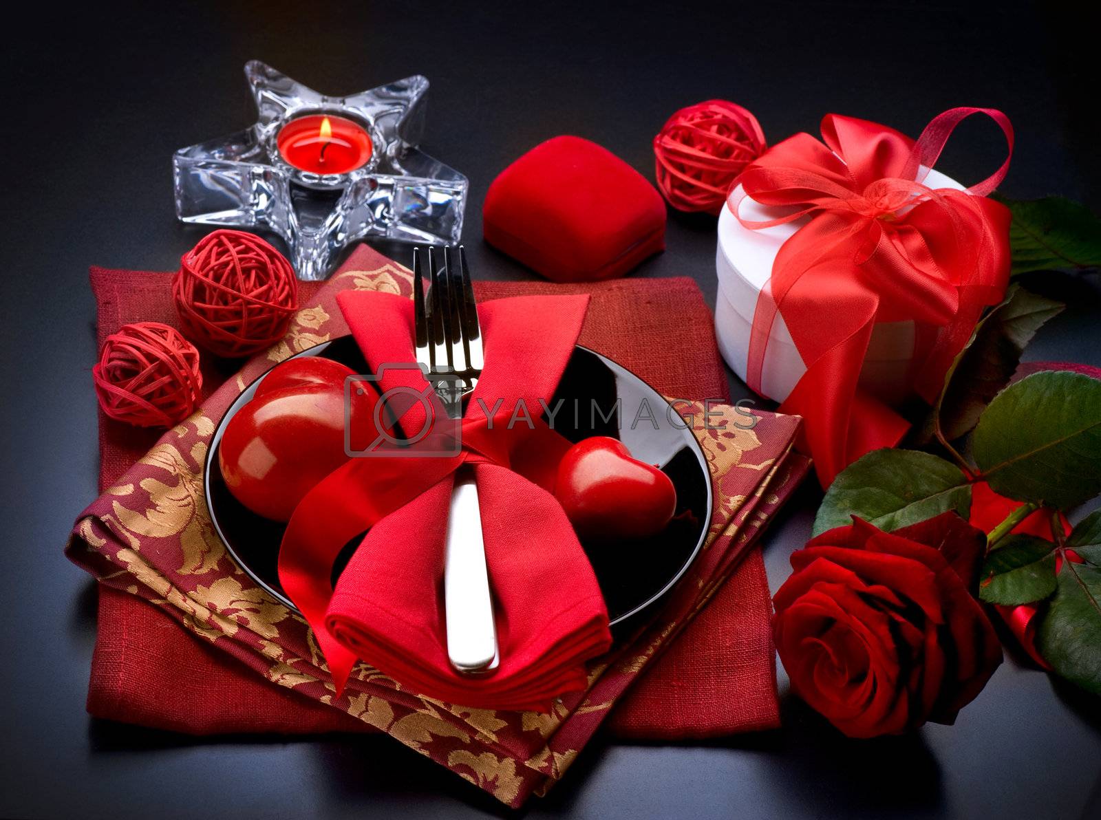 Royalty free image of Valentine Romantic Dinner by SubbotinaA