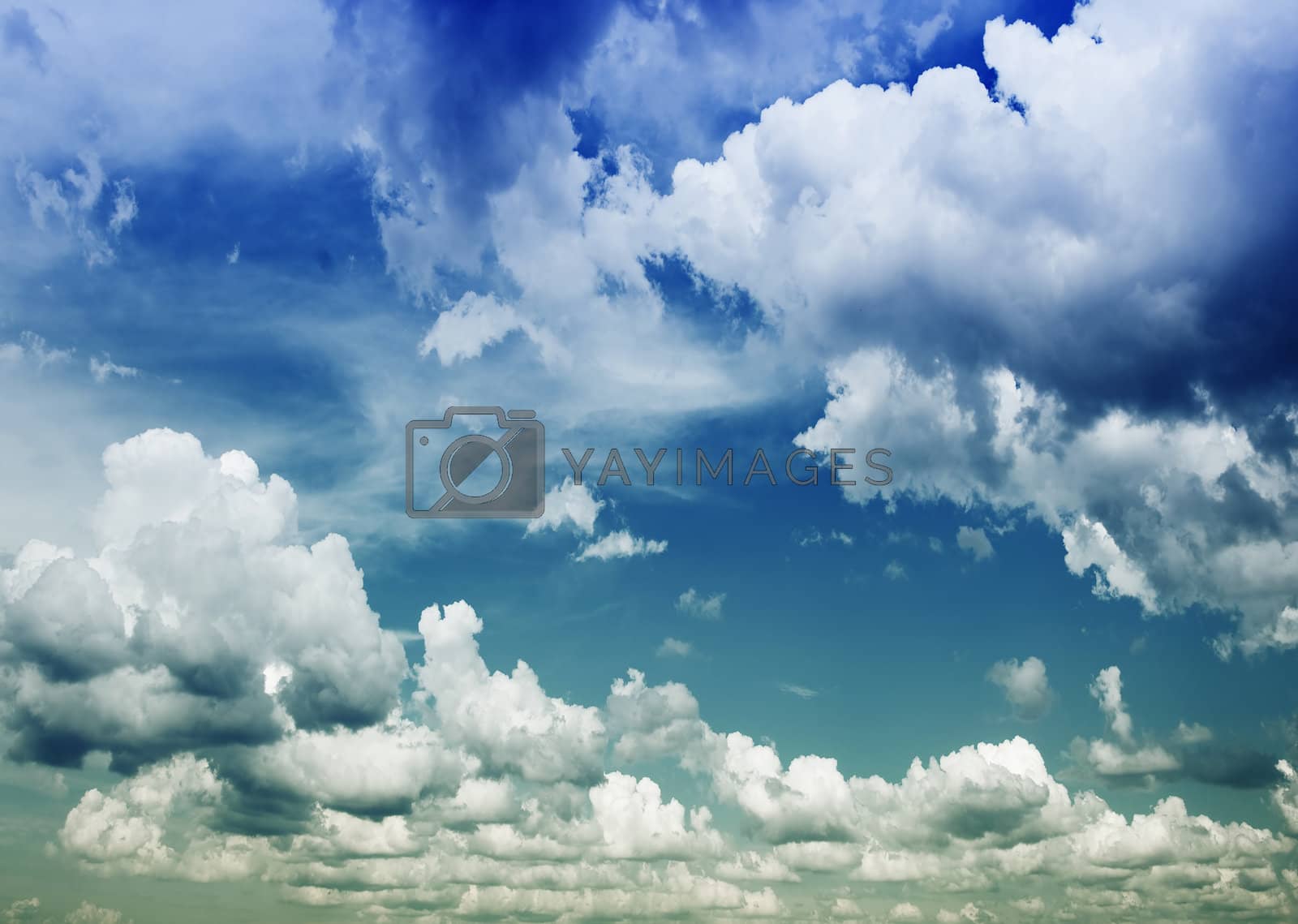 Royalty free image of Background Of Cloudy Sky by SubbotinaA
