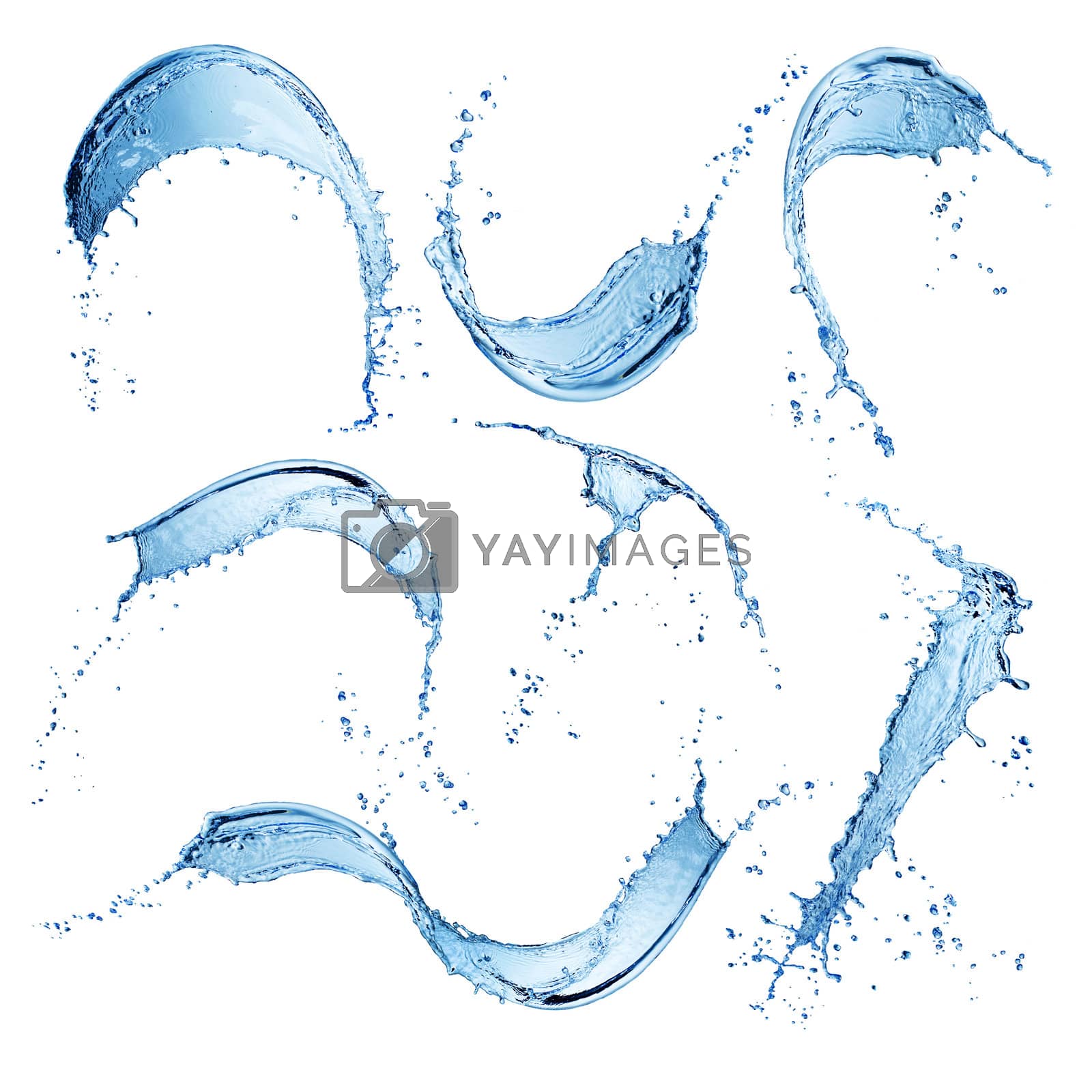 Royalty free image of Water Splash set by SubbotinaA