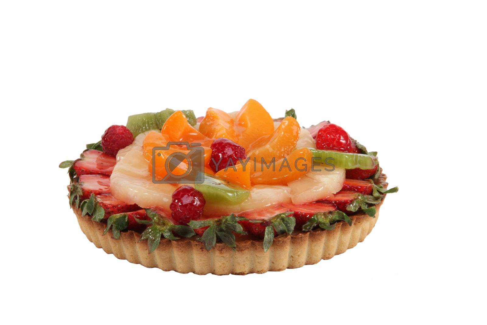Royalty free image of Mixed fruit tart by phovoir