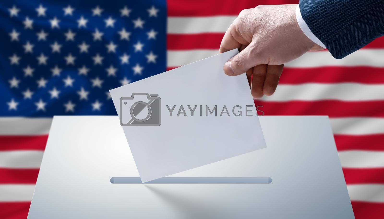 Royalty free image of Vote election day in United States of America. by Taut