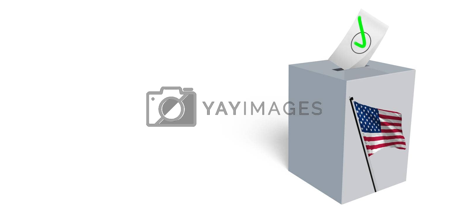 Royalty free image of Vote election day in United States of America. by Taut