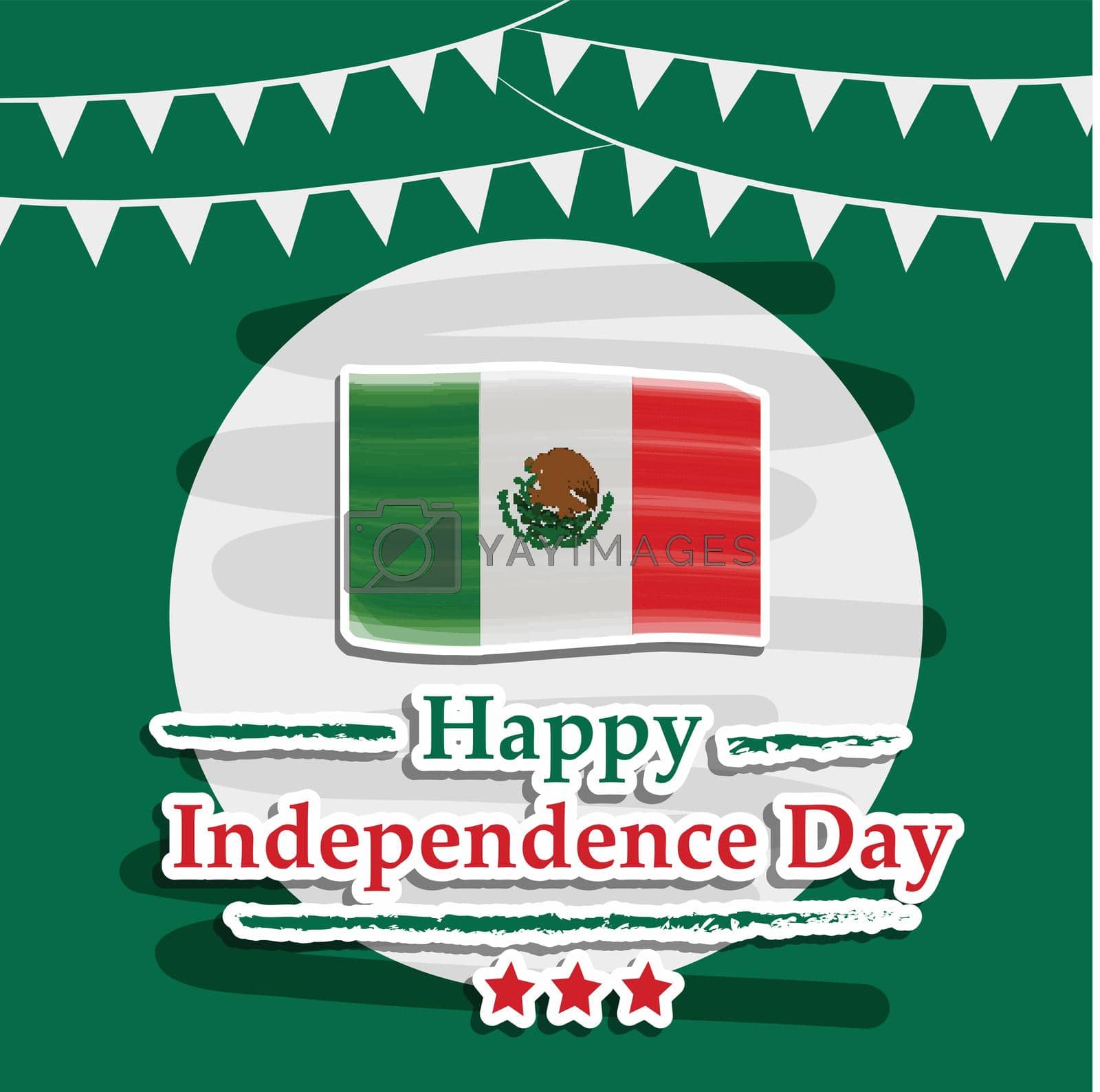 Royalty free image of Mexico Independence Day Background by vectorworld