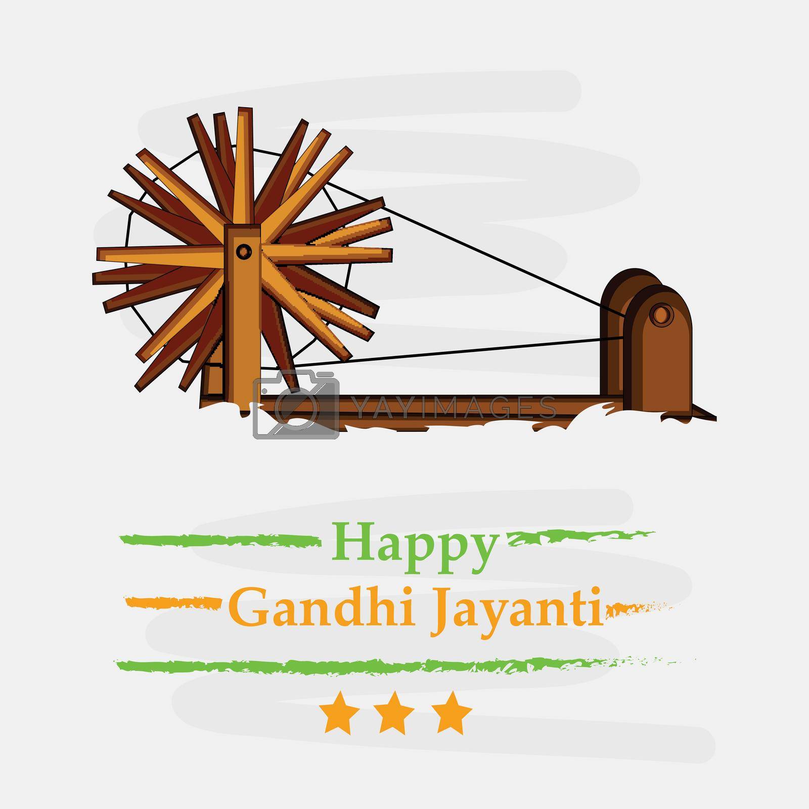 Royalty free image of Gandhi Jayanti Background by vectorworld