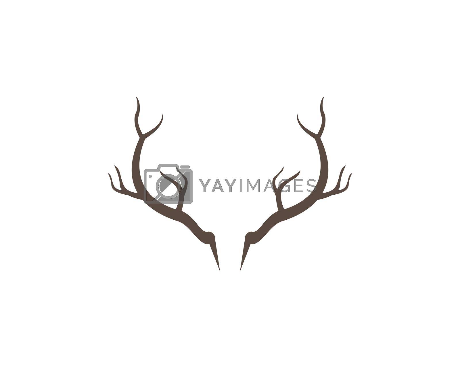 Royalty free image of Antler ilustration logo vector by awk