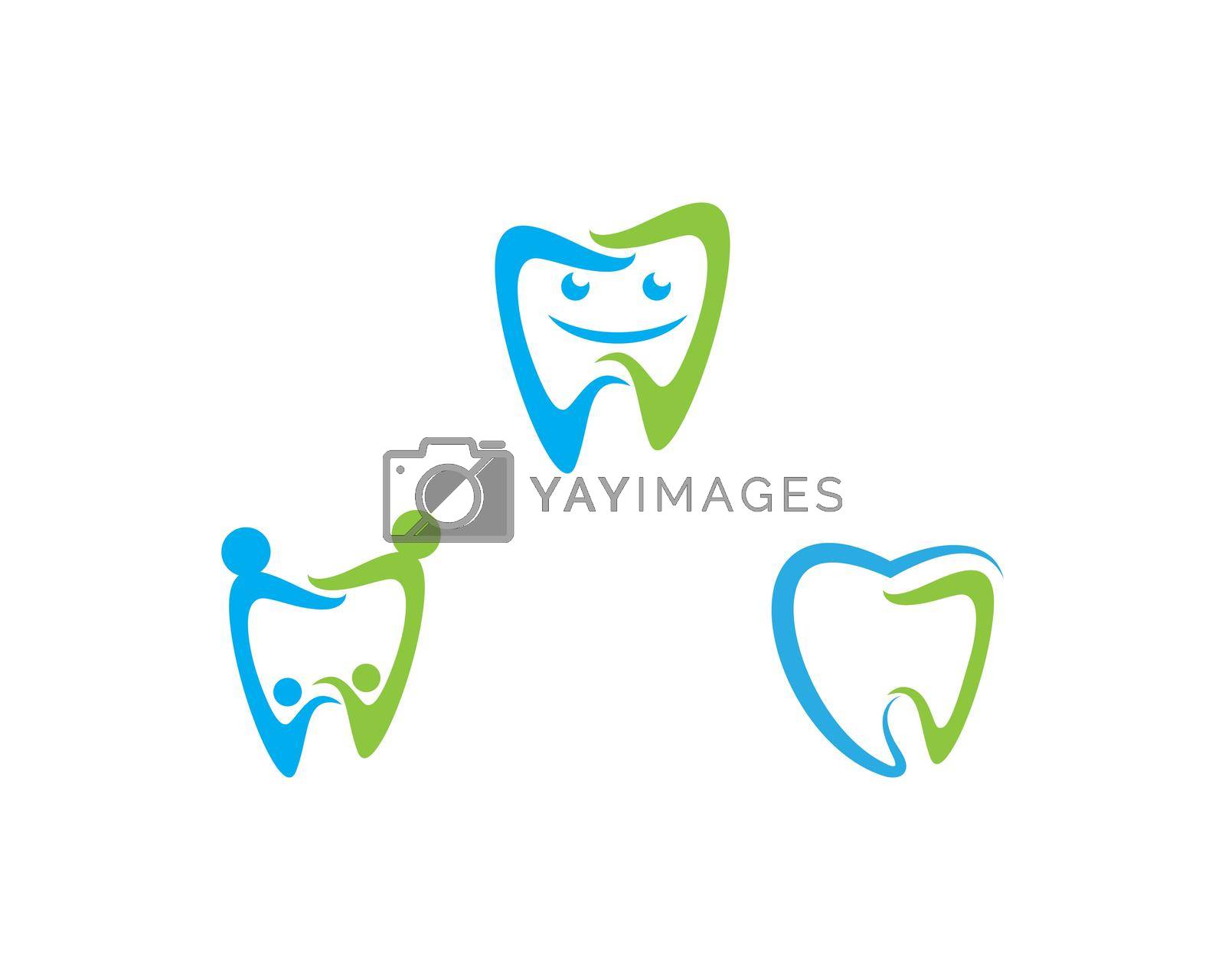 Dental logo Template vector illustration icon design
