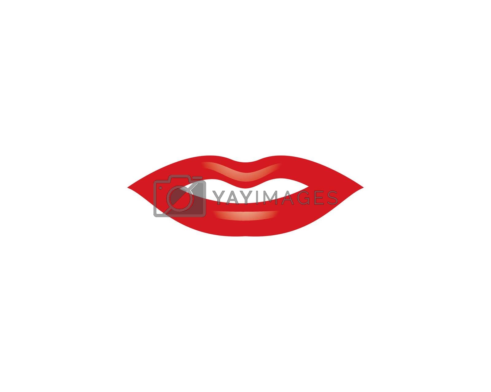 Royalty free image of lips icon vector by awk