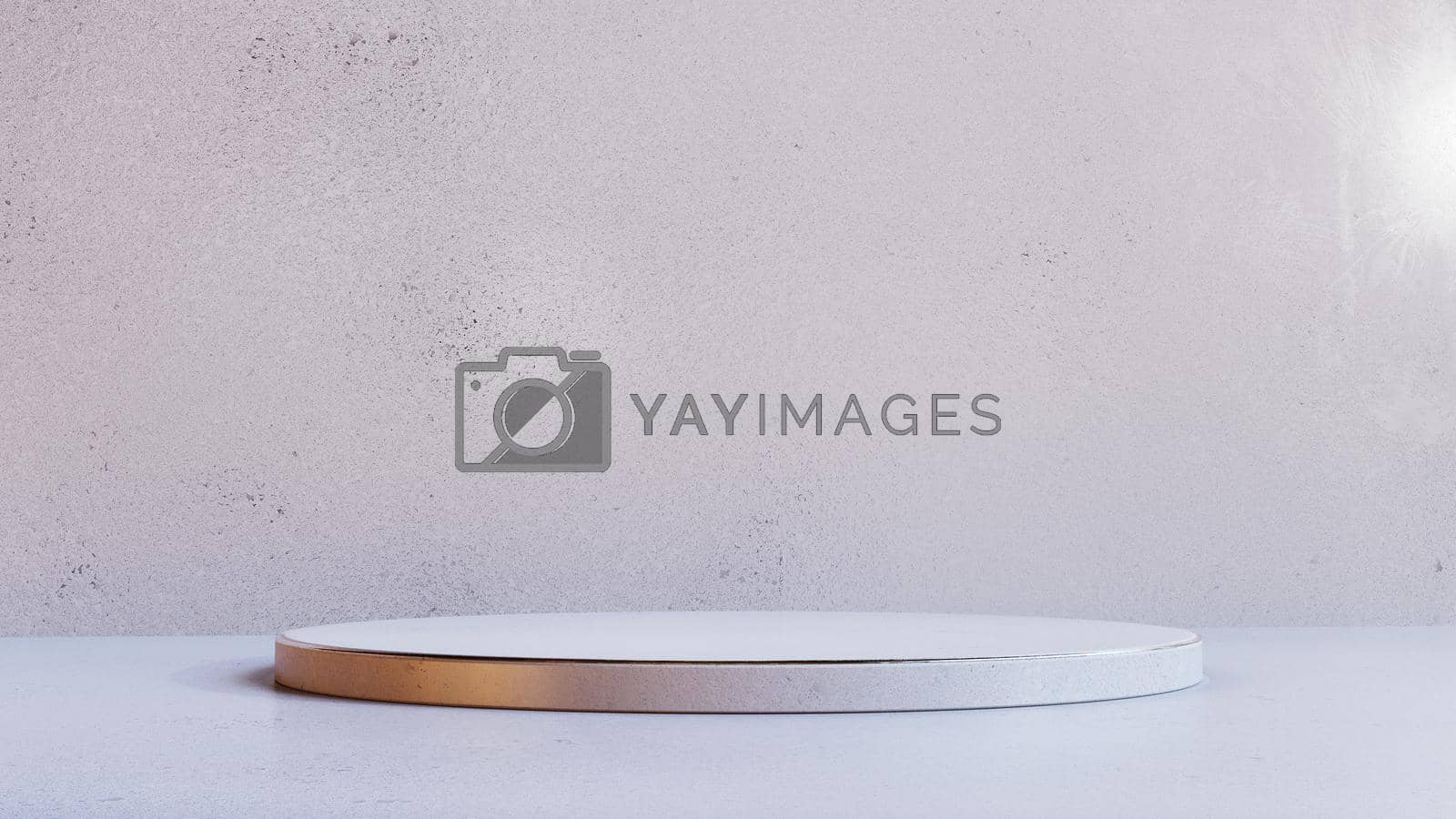 Royalty free image of A painted pedestal for advertising products by cherezoff