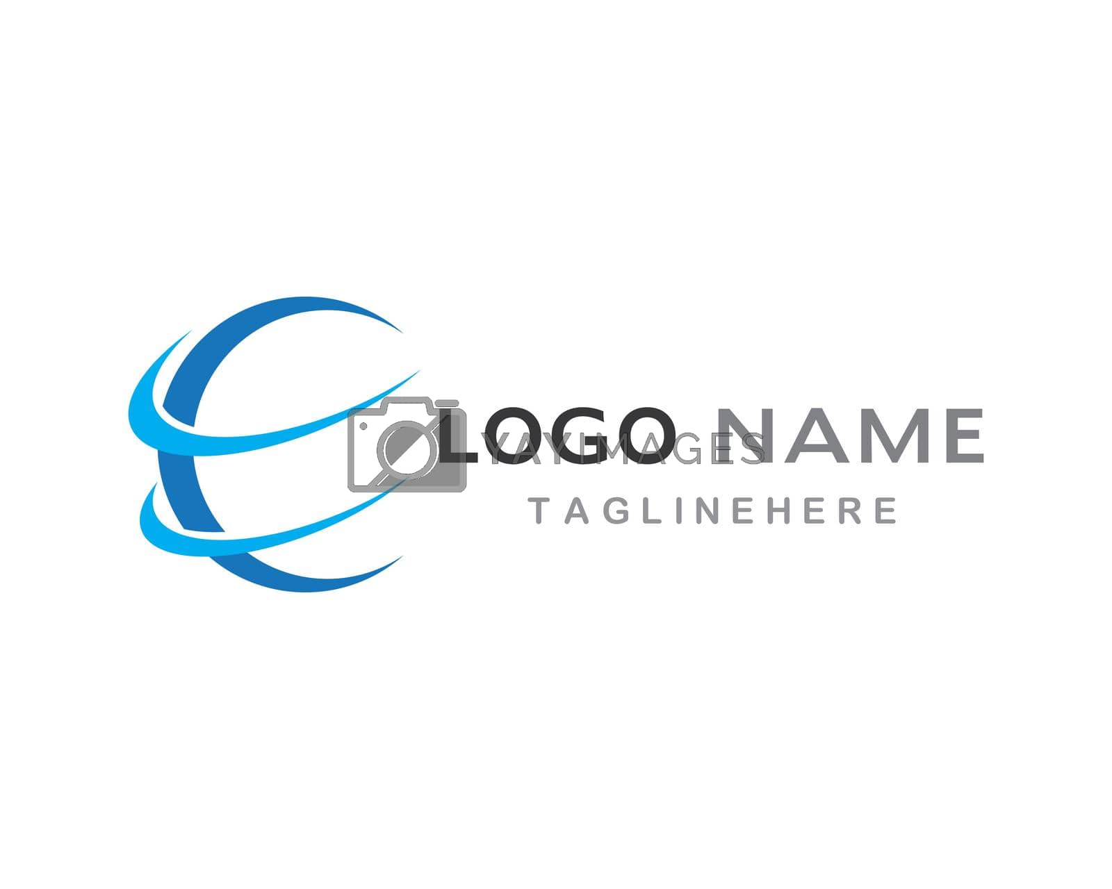 Royalty free image of globe tech ilustration logo vector by awk
